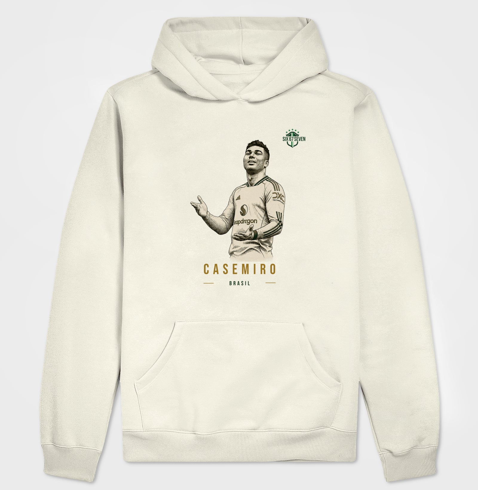 Moletom Hoodie Casemiro - Edição Legend Gold