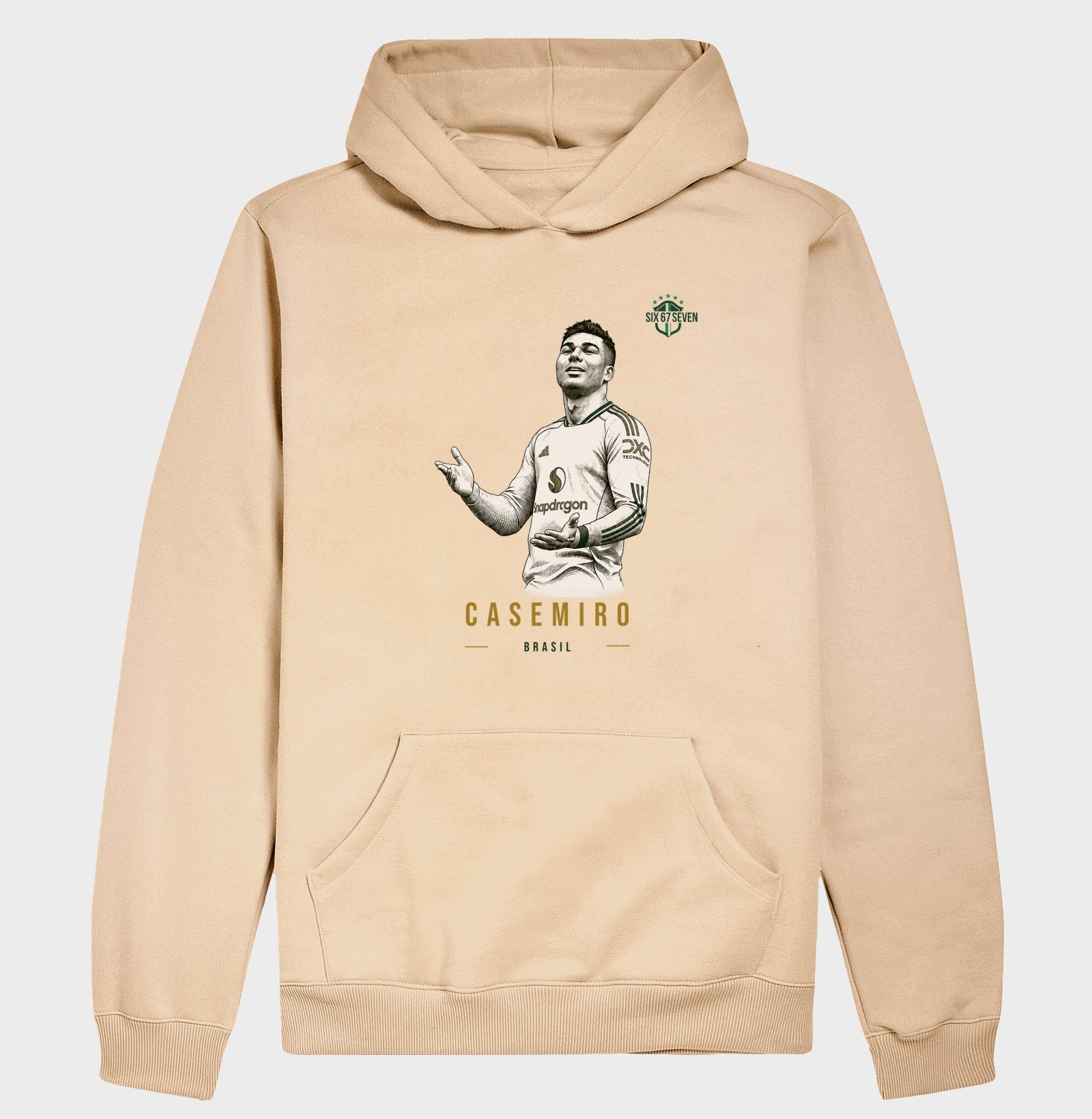 Moletom Hoodie Casemiro - Edição Legend Gold